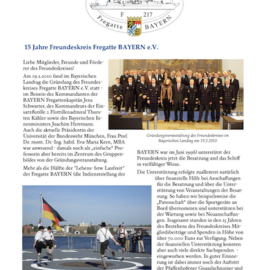 Vierzehnter Rundbrief als Jubiläumsrundbrief erschienen