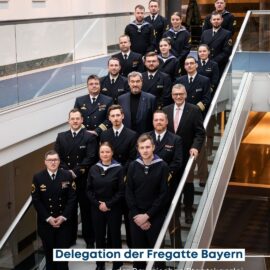Delegation der Fregatte BAYERN in Bayern