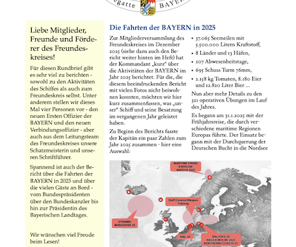 Fünfzehnter Rundbrief des Freundeskreises erschienen